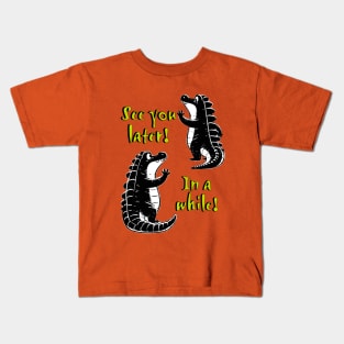 Graphic T-Shirt Punny Swamp Friends Kids T-Shirt